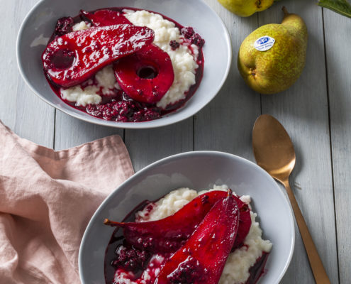 Coconut rice pudding